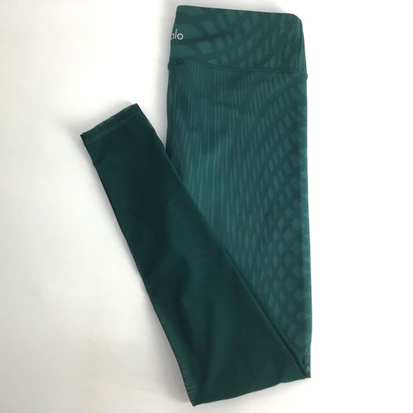 ALO Yoga Pants - Alo Yoga Evermint Motion Patterned Mesh Legging